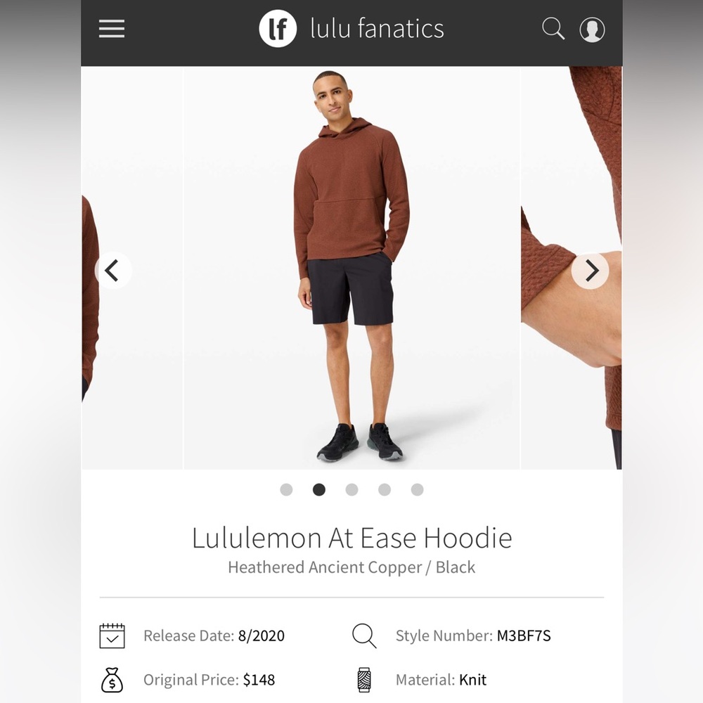 🍋Lululemon At Ease Hoodie
